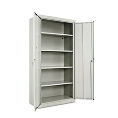 Assembled 72&quot; High Storage
Cabinet, w/ Adjustable
Shelves, 36w x 18d, Light
Gray - CABINET,36X18,72&quot;H,LGY