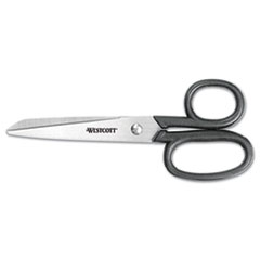 Kleencut Shears, 6 in.
Length, 2-3/4 in. Cut -
SCISSORS,OFFICE,6&quot;,STEL
STRAIGHT TRIMMERS