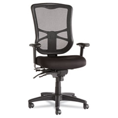 Elusion Series Mesh High-Back Multifunction Chair, Black -