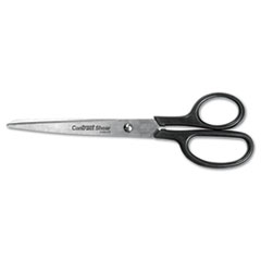Contract Stainless Steel Scissors, 8&quot;, Black -