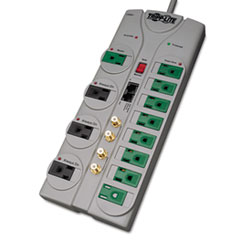 TLP1210SATG Eco Surge Green,
12 Outlet, Tel DSL Coax, 10ft
Cord - SURGE,GREEN,12
OUTLET,GY