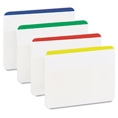 Durable File Tabs, 2 x 1 1/2,
Striped, Assorted Standard
Colors, 24/Pack - TAB,INDEX
FILE TAB,AST