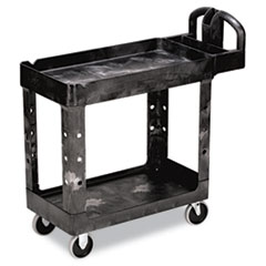 Heavy-Duty Utility Cart, 2-Shelf, 17-7/8w x 39-1/4d x