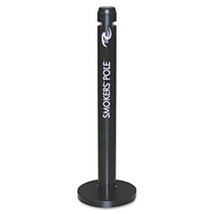 Smoker?s Pole, Round, Steel, Black - C-SMOKER&#39;S POLE,