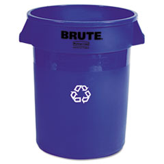 Brute Recycling Container,
Round, Plastic, 32 gal, Blue
- C-BRUTE CONTAINER 32
GALRECYCLE