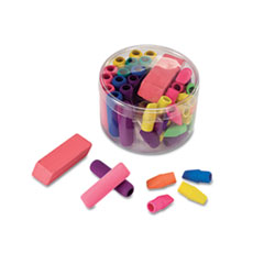 Eraser Pack, Assorted Colors - ERASER,ASSORTED,45/TUB
