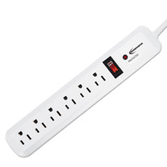 Surge Protector, 6 Outlets,
4ft Cord, 1080 Joules -
SURGE,6-OUTLET,WHT