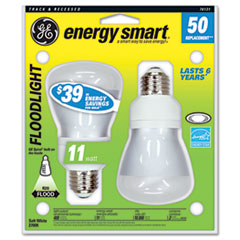 Compact Fluorescent Bulb, 14
Watt, R20 Reflector, Soft
White - C-FLOODLIGHT 11W 2PK
SFT WHI 1/PK