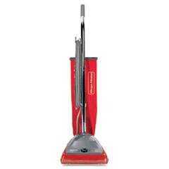 Commercial Standard Upright
Vacuum, 19.8lb, Red/Gray -
SANITAIRE 7.0 AMP UPRT W/HIGH
FILTRATION BAG