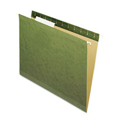 Reinforced Hanging File
Folders, Untabbed, Kraft,
Letter, Standard Green,
25/Box -
FOLDER,HANG,LTR,25/BX,GN