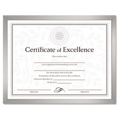 Value U-Channel Document
Frame w/Certificates, 8-1/2 x
11, Silver -
FRAME,DIPLOMA,8.5X11,SV