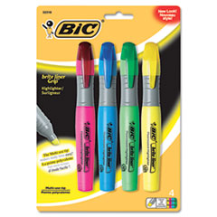 Brite Liner Grip XL
Highlighter, Chisel Tip,
Fluorescent, 4/Set -
HILIGHTER,BRITE,4/ST,AST