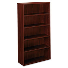 BL Laminate Series Bookcase,
5 Shelves, 32w x 13.81d x 65
3/8h, Mahogany - BOOKCASE,5
SHELF,MAH