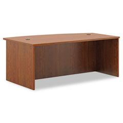 BL Laminate Series Bow Front Desk Shell, 72w x 42w x 29h,