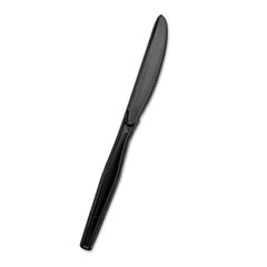 SmartStock Plastic Cutlery Refill, Knives, Black -