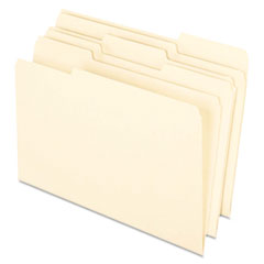 Earthwise 100% Recycled Paper File Folder, 1/3 Cut, Legal,