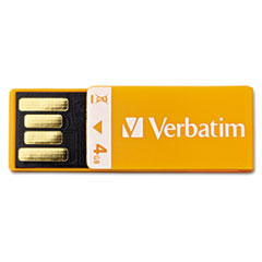 Clip-It USB Flash Drive, 4G,
Orange - DRIVE,CLIP IT USB
4GB,OR