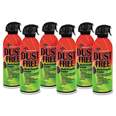 DustFree Multipurpose Duster,
6 10oz Cans/Pack - GAS DUSTER
10OZ 6/PK