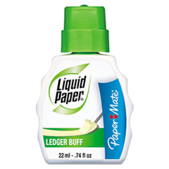 Correction Fluid, 22 ml Bottle, Ledger Buff -