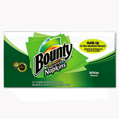 Quilted Napkins, 1-Ply, 15 x
17, White, 100/Pack -
C-BOUNTY NAPKIN 100CT20/100
PER CASE