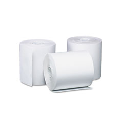 Single-Ply Thermal Cash Register/POS Rolls, 3-1/8&quot; x