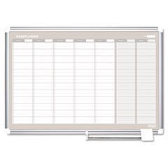 Weekly Planner, 36x24, Aluminum Frame -