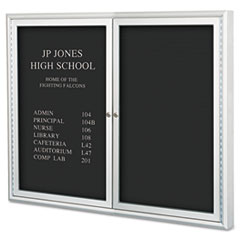 Enclosed Directory Board, 48&quot;w x 36&quot;h, Aluminum Frame -