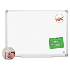 Earth Easy-Clean Dry Erase Board, White/Silver, 18x24 -