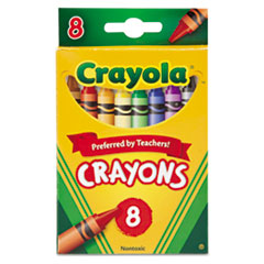 Classic Color Pack Crayons, 8 Colors/Box - CRAYON,CLSC