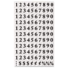 Interchangeable Magnetic
Characters, Numbers, Black,
3/4&quot;h - BOARD,MV,ACCESSRY
NUMB,WH