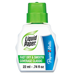 Fast Dry Classic Correction Fluid, 22 ml Bottle, White -
