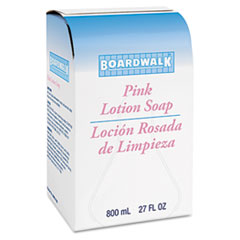 Mild Cleansing Pink Lotion Soap, Pleasant Scent, Liquid,
