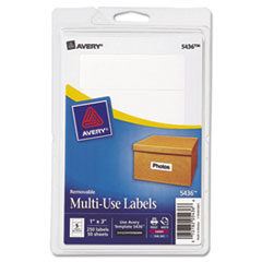 Print or Write Removable
Multi-Use Labels, 1 x 3,
White, 250/Pack -
LABEL,1X3,250/PK,WHT