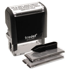 Self-Inking Do It Yourself Message Stamp, 3/4 x 1 7/8 -