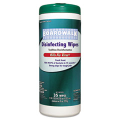 Disinfecting Wipes, 8 x 7, Fresh Scent, 35/Canister -