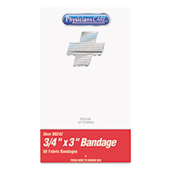 XPRESS First Aid Kit Refill, Bandages, 3/4&quot; x 3&quot; Plastic -