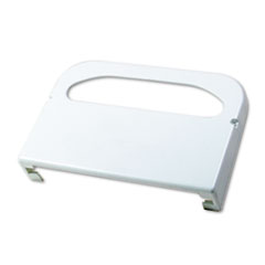 Wall-Mount Toilet Seat Cover Dispenser, Plastic, White 