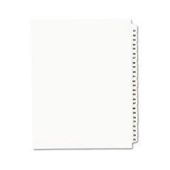 Avery-Style Legal Side Tab
Divider, Title: 51-75,
Letter, White, 1 Set -
INDEX,LTR,1/25#-51-75,WHT