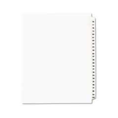 Avery-Style Legal Side Tab Divider, Title: 76-100,