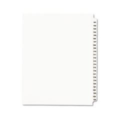 Avery-Style Legal Side Tab
Divider, Title: 101-125,
Letter, White, 1 Set -
INDEX,SIDE TAB 101-125WHT