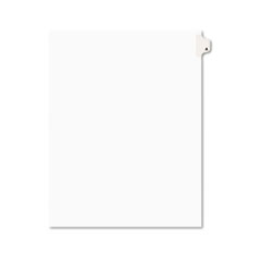 Avery-Style Legal Side Tab
Dividers, One-Tab, Title A,
Letter, White, 25/Pack -
TAB,SIDE,LTR,TAB A,25/PK