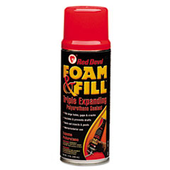 Foam &amp; Fill Expanding Polyurethane Sealant, 12oz,
