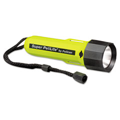PeliLite 1800 Flashlight, On/Off, 2C, Yellow - SUPER