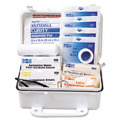 ANSI Weatherproof Plastic
First Aid Kit, 7 1/2&quot; x 2
3/4&quot; x 4 1/2&quot;, 10 Person Kit
- WEATHERPROOF PLASTIC BASIX
#10 FIRST AID KIT