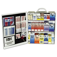 Industrial Station First Aid
Kit, 440 Items, Metal Case -
STANDARD INDUSTRIAL 3 SHELF
FIRST AID STATION