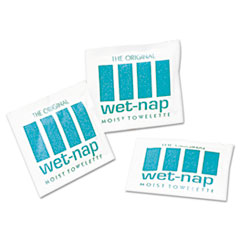 Wet-Nap Wet Towelettes, 5 x 7
3/4, White - C-WETNAP INDV.
PKTS POLY(10/100)