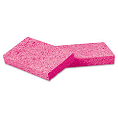 Small Pink Cellulose Sponge,
3 3/5 x 6 1/2 in, 9/10&quot;
Thick, Pink - C-SMALL
COMMERCIAL
SIZESPONGE,PINK,24/2PK&#39;S