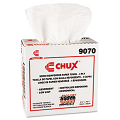 Chux General Purpose Wipers, 9 1/2 x 16 1/2, White -