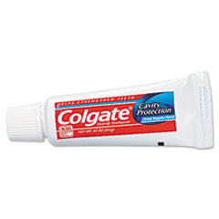 Toothpaste, Personal Size,
.85-Oz. Tube, Unboxed -
C-COLGATE TOOTHPASTE REPASTE
(UNBOXED)240/.85OZ