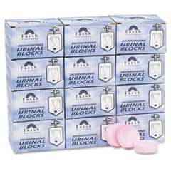Urinal Deodorizer Blocks, 4oz, Cherry Fragrance -